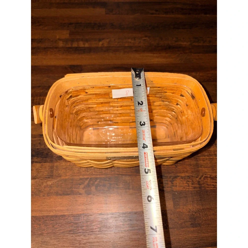 Longaberger 1998 Edition Dresden‎ Tour Basket II with Liner Handwoven signed